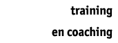 training en coaching